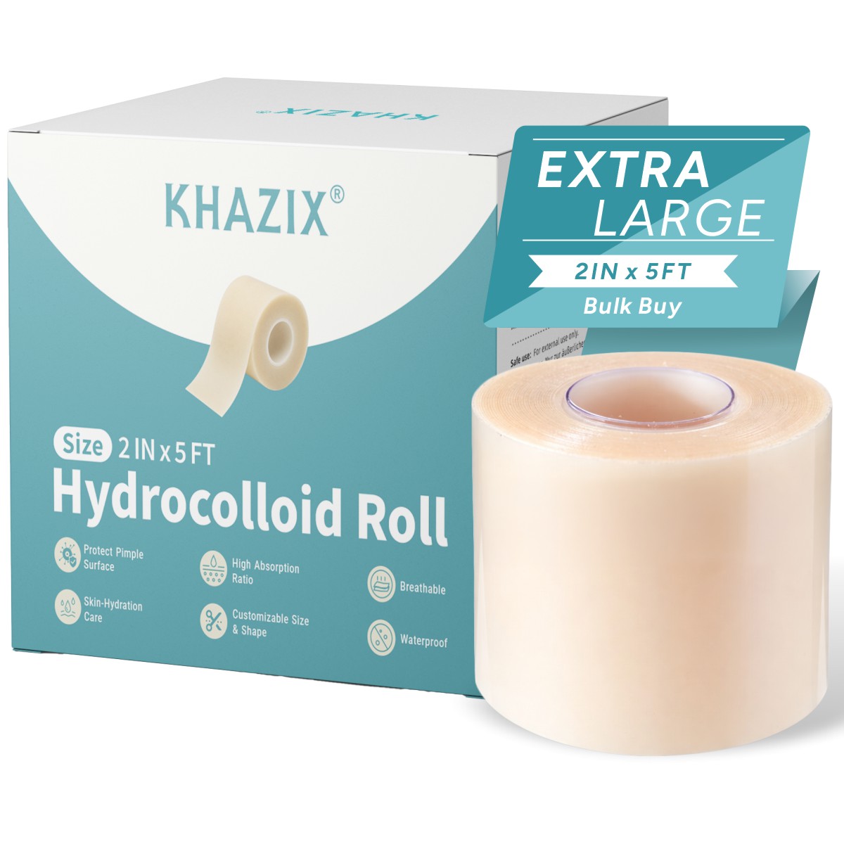 Skincare China - Perban Hidrokoloid KHAZIX Gulungan 2 inci
