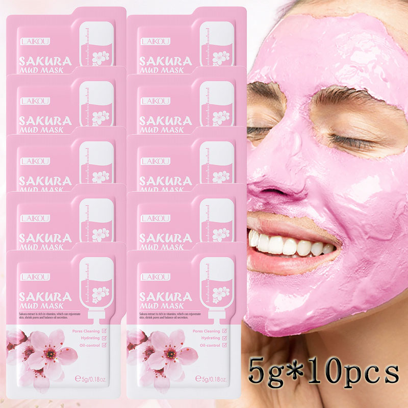 Mud Mask Kaolin - 10 buah slaikou tas masker lumpur