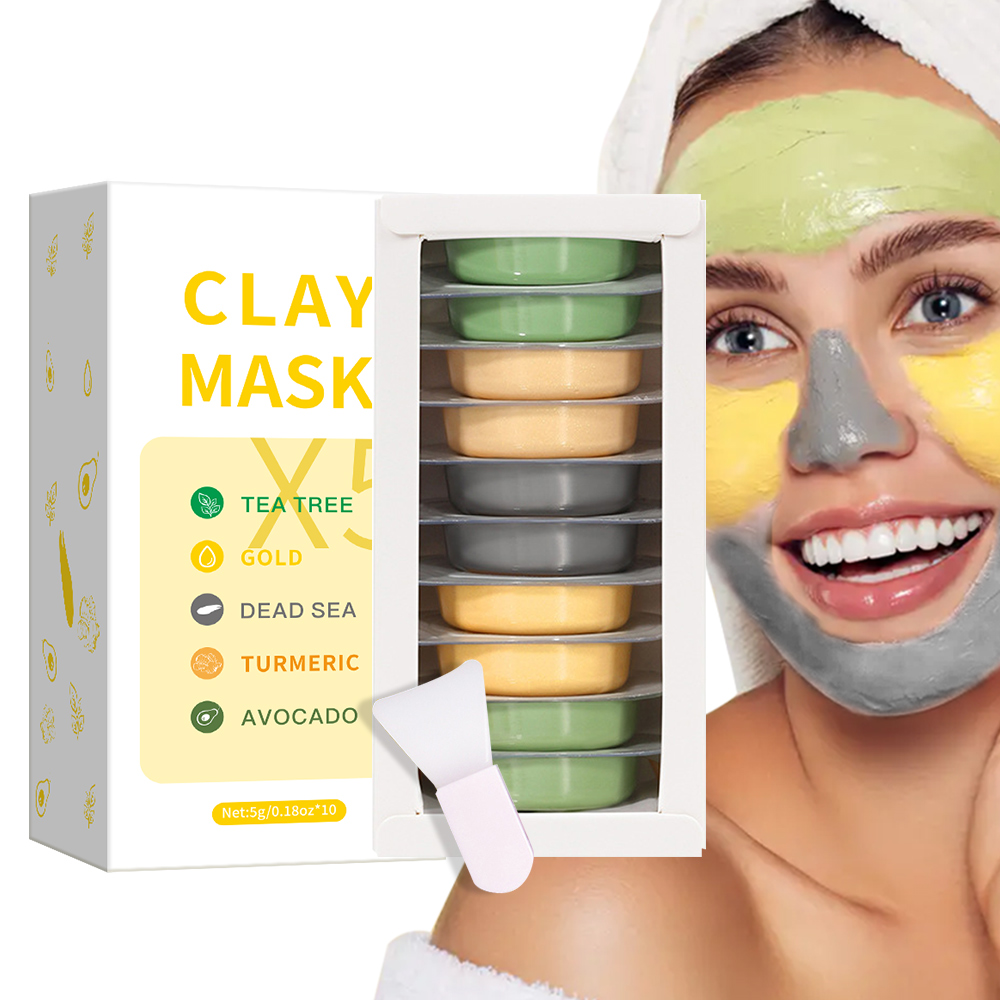 Mud Mask Kaolin - Set Masker lumpur tanah liat, 5g