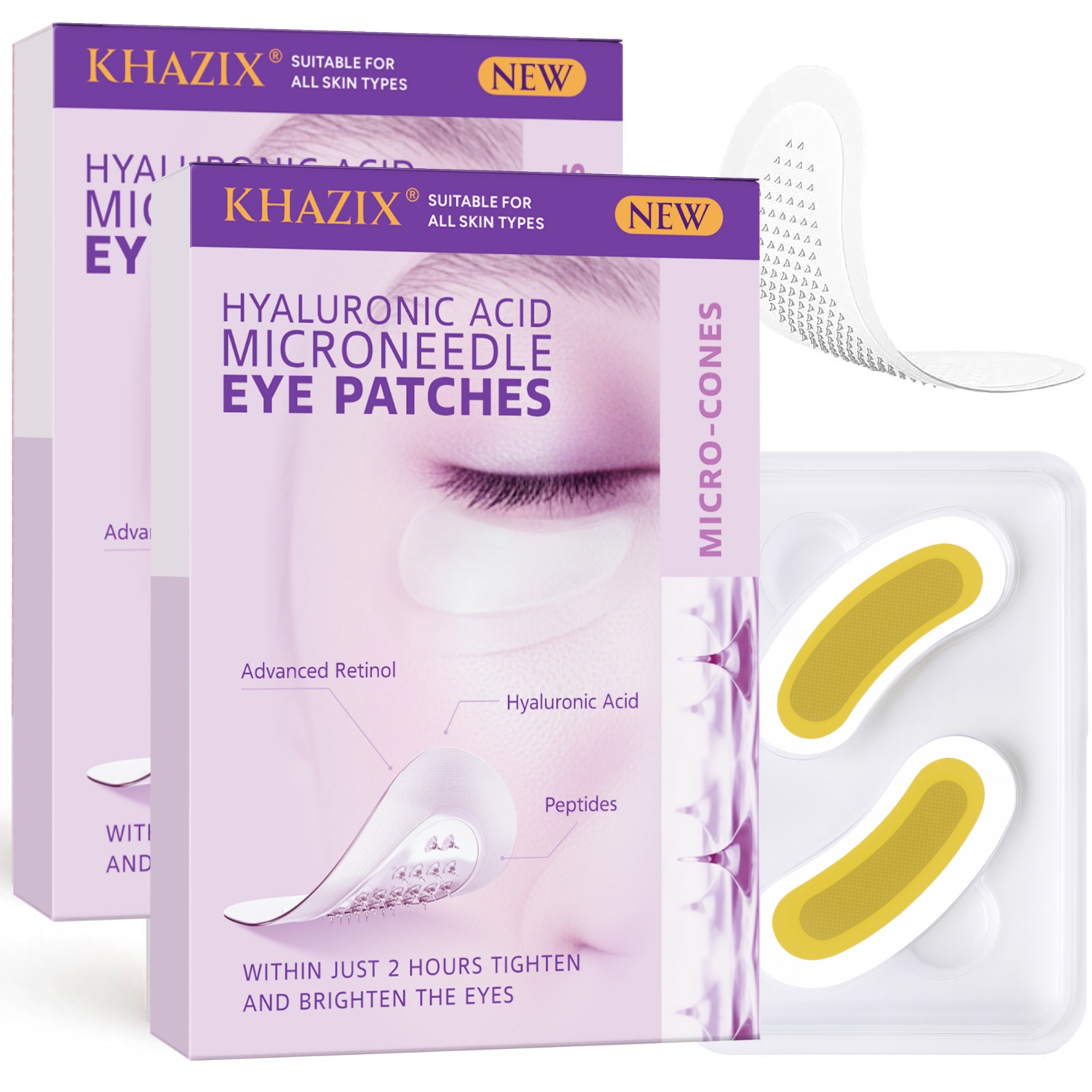 Skincare China - Patch Mata Microneedle Retinol Asam Hialuronat,