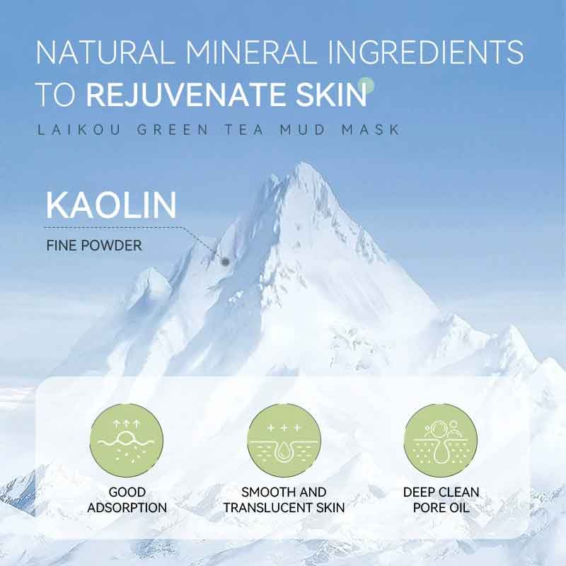 Masker Lumpur Teh Hijau Pember - Mud Mask Kaolin ulasan dan harga