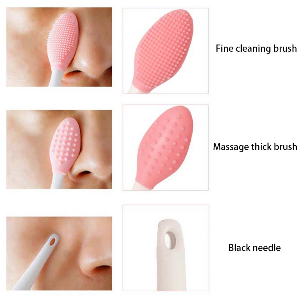 1 buah/4 buah sikat silikon cu - Skincare Qv ulasan dan harga