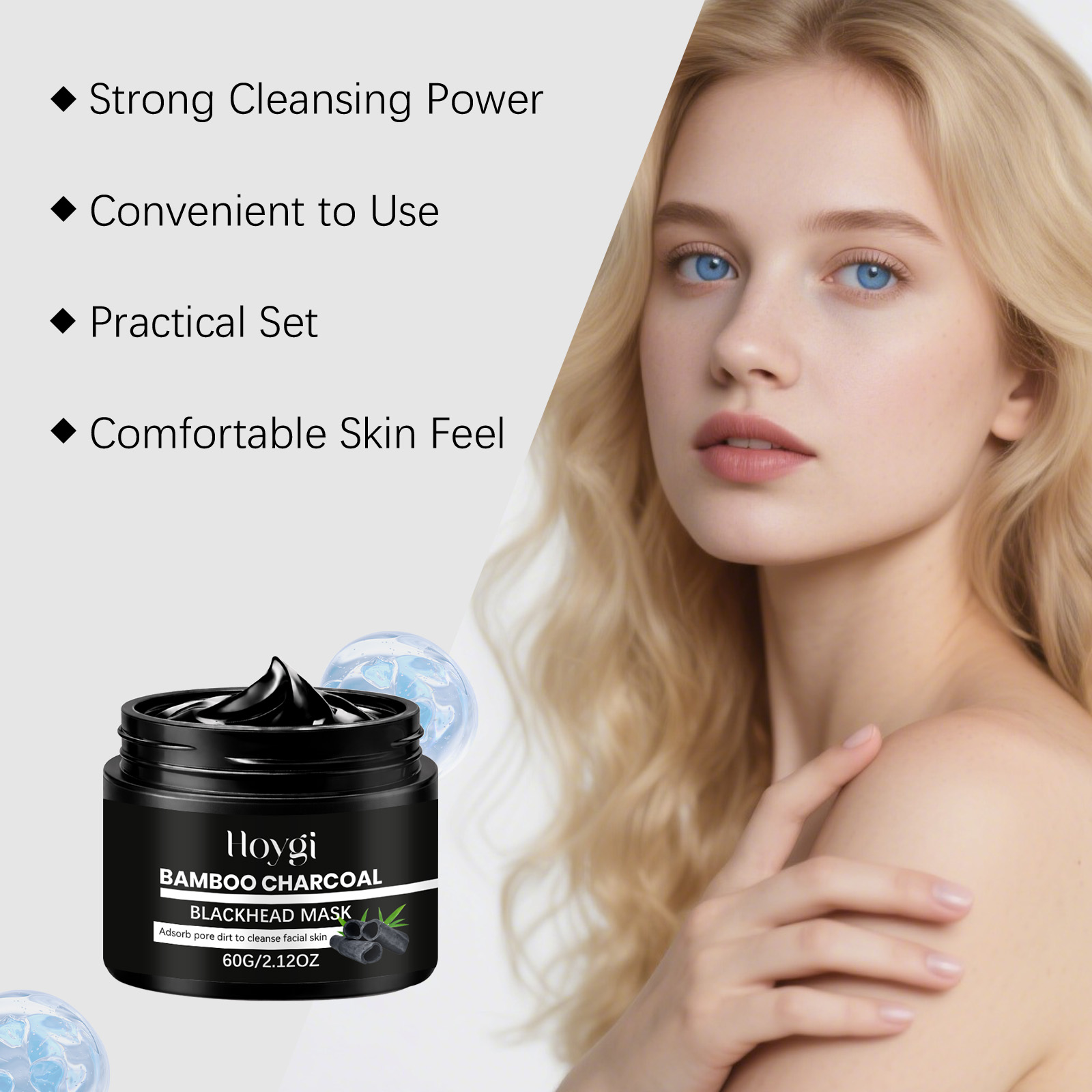 Masker Arang Bambu Pengangkat  - Skincare China ulasan dan harga