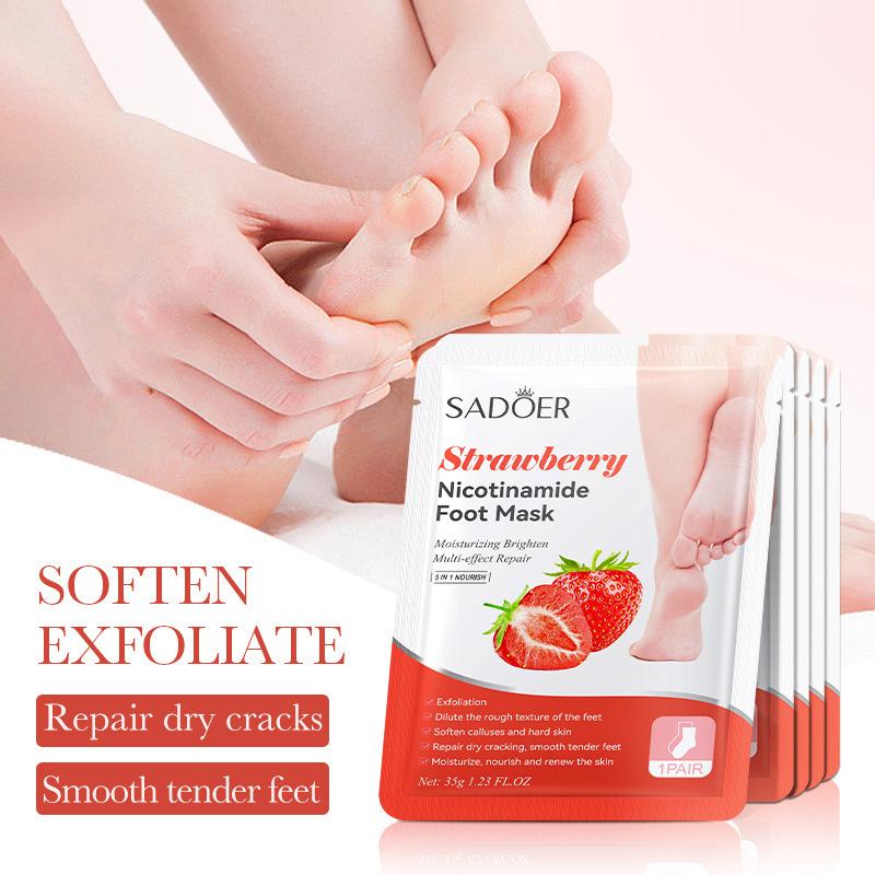1 Pasang Masker Kaki Buah SADO - Skincare Qv ulasan dan harga