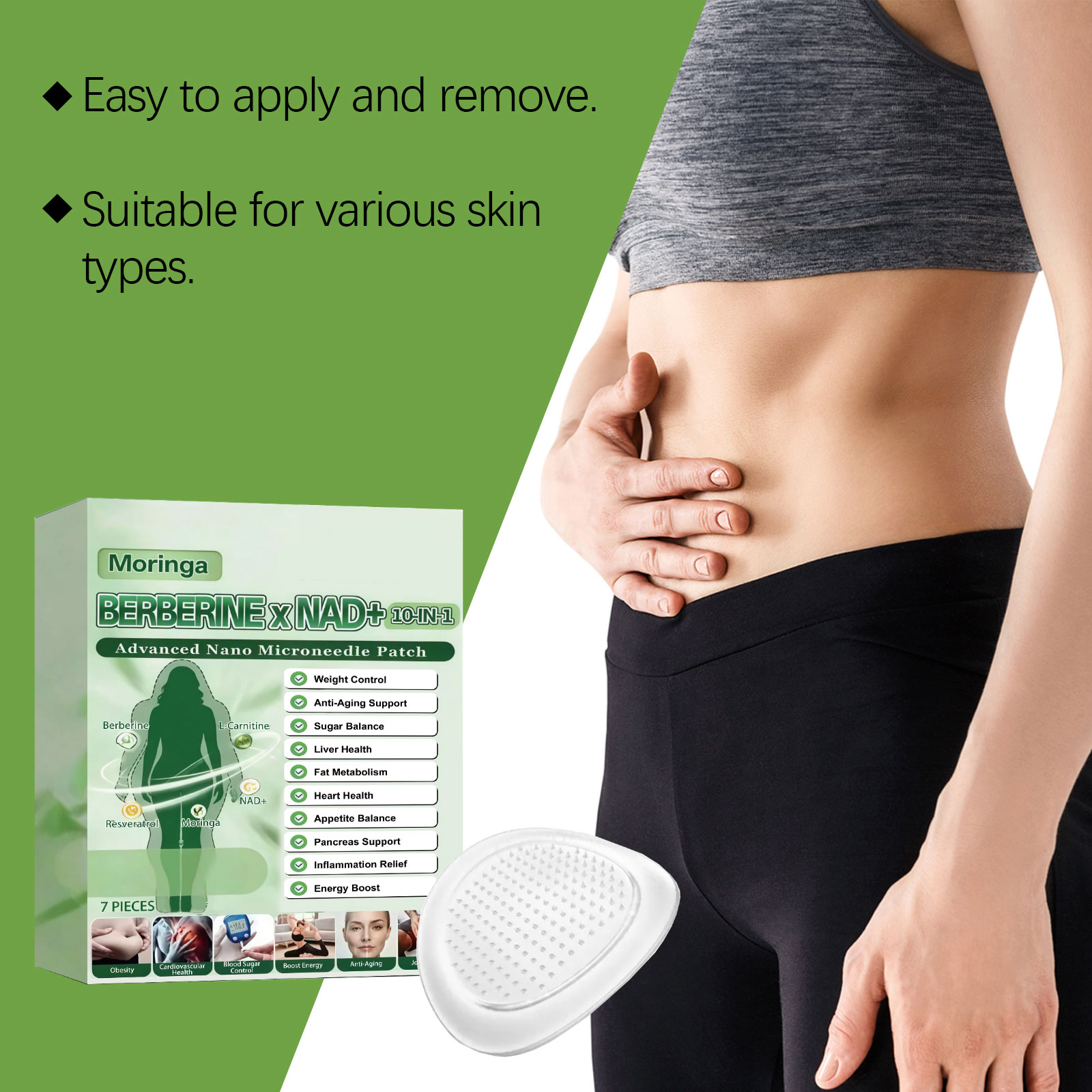 10 In 1 Patch Microneedle Sema - Skincare China ulasan dan harga